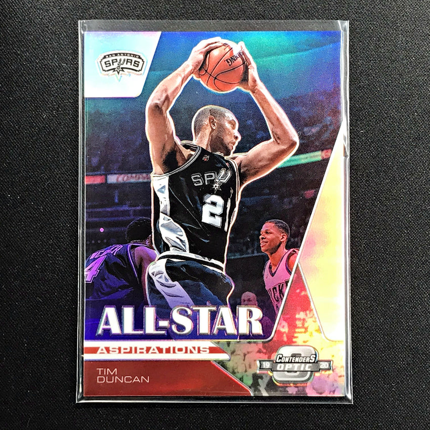 2019-20 Contenders Optic TIM DUNCAN All Star Aspirations Silver #1-Cherry Collectables