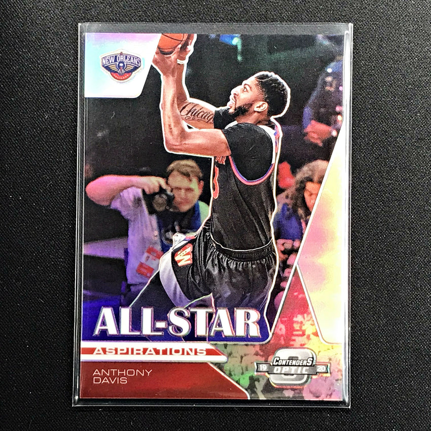 2019-20 Contenders Optic ANTHONY DAVIS All Star Aspirations Silver #12 (B)-Cherry Collectables