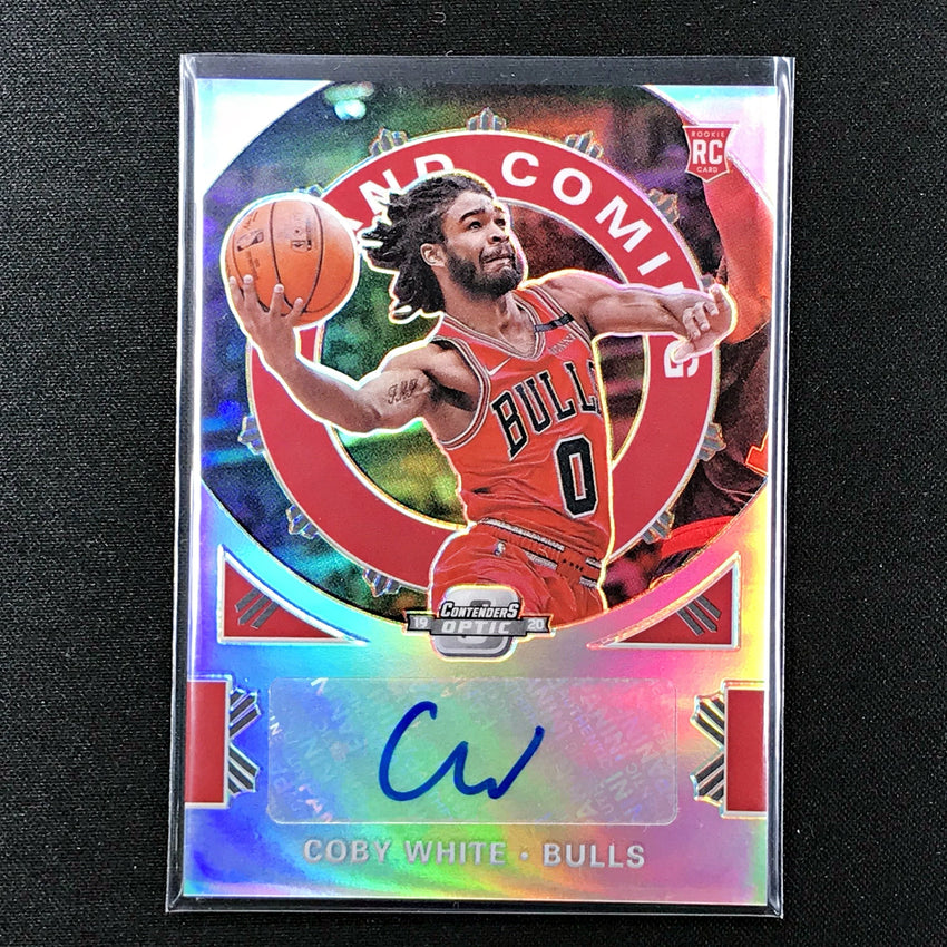 2019-20 Contenders Optic COBY WHITE Up And Coming Auto Silver 23/125-Cherry Collectables
