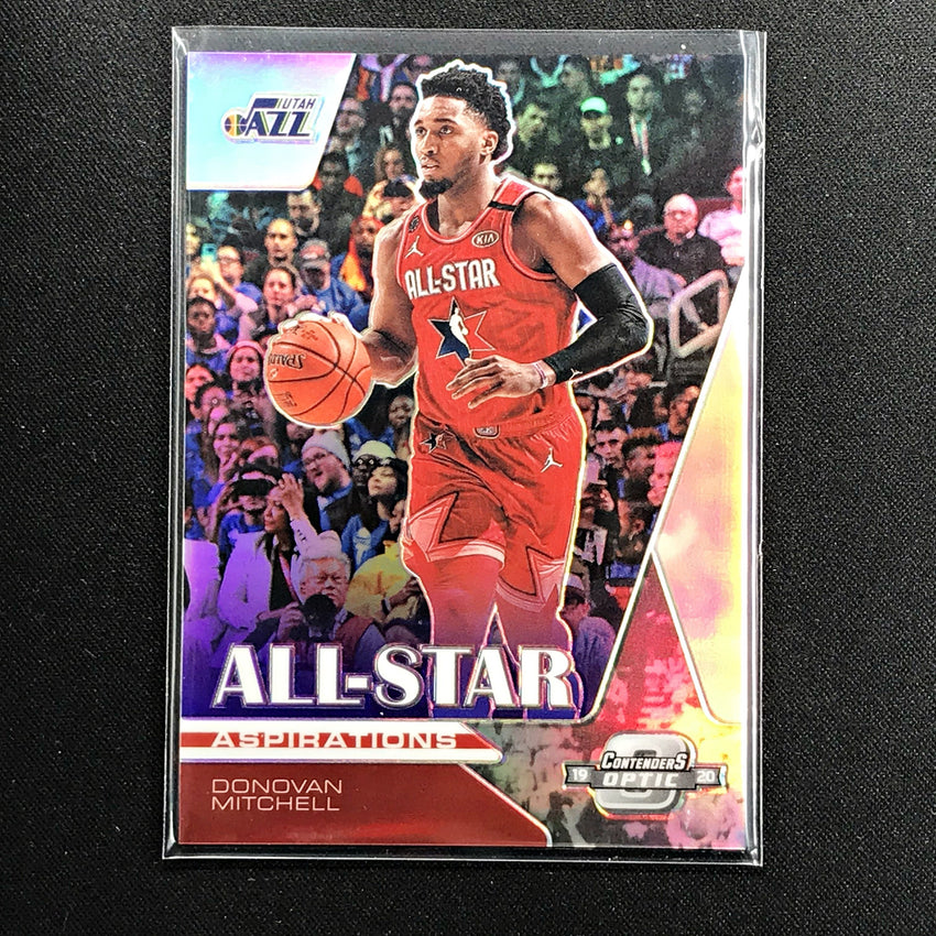 2019-20 Contenders Optic DONOVAN MITCHELL All Star Aspirations Silver #24-Cherry Collectables