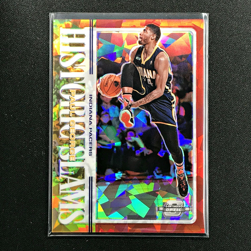 2019-20 Contenders Optic PAUL GEORGE Historic Slams Red Ice #17-Cherry Collectables