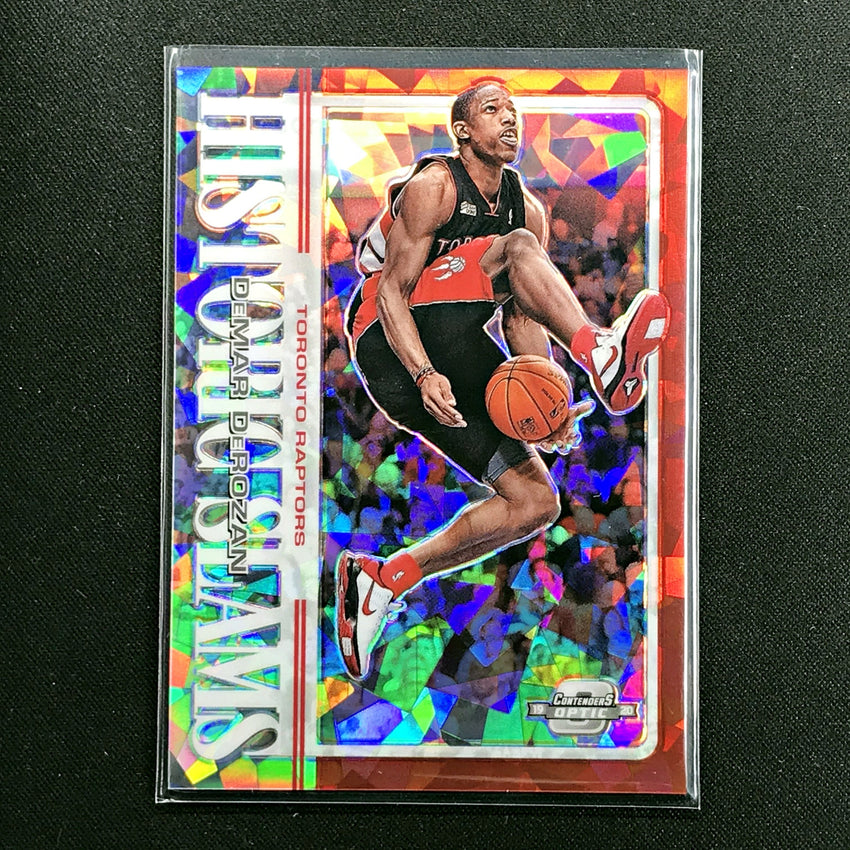 2019-20 Contenders Optic DEMAR DEROZAN Historic Slams Red Ice #13 (B)-Cherry Collectables