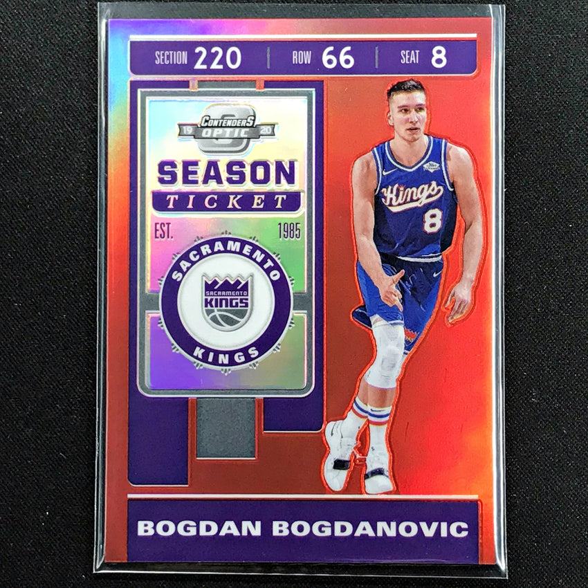 2019-20 Contenders Optic BOGDAN BOGDANOVIC Season Ticket Red #41 (A)-Cherry Collectables