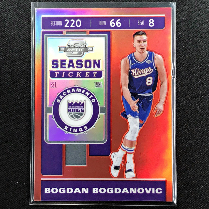 2019-20 Contenders Optic BOGDAN BOGDANOVIC Season Ticket Red #41 (B)-Cherry Collectables