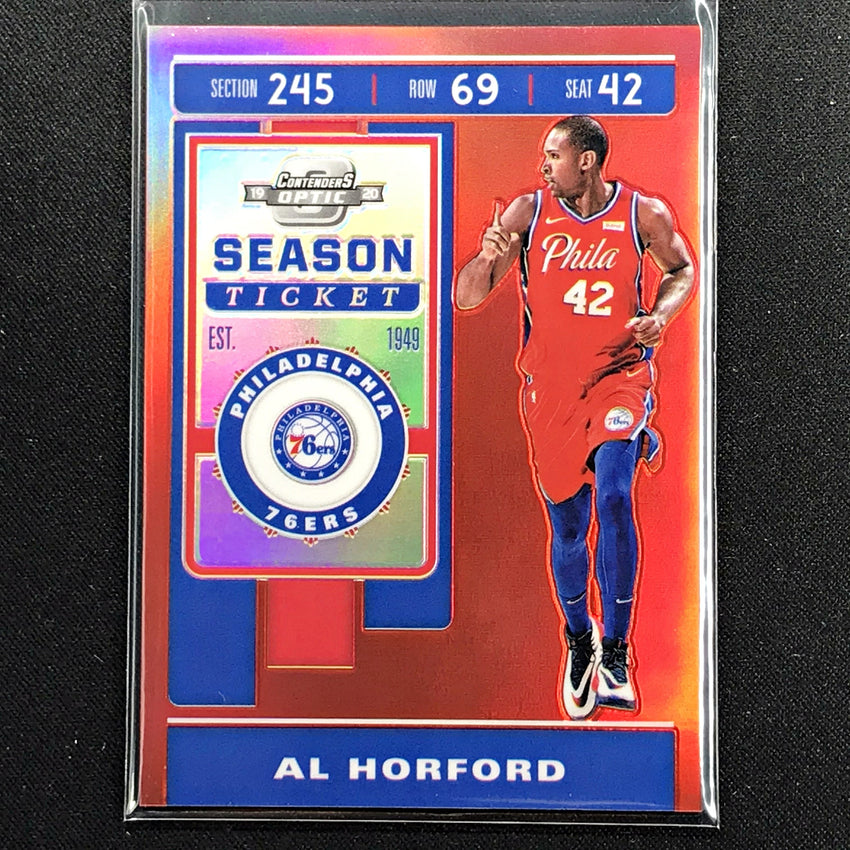 2019-20 Contenders Optic AL HORFORD Season Ticket Red #18 (B)-Cherry Collectables