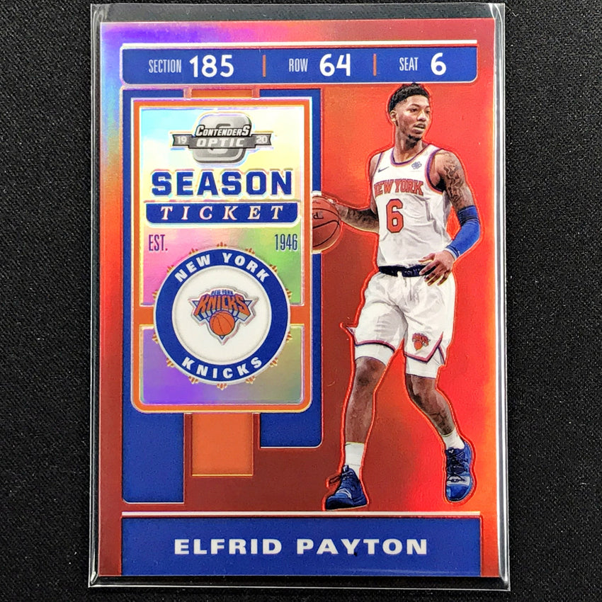 2019-20 Contenders Optic ELFRID PAYTON Season Ticket Red #98-Cherry Collectables