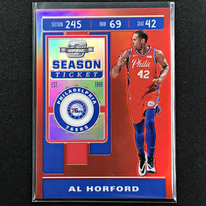2019-20 Contenders Optic AL HORFORD Season Ticket Red #18 (C)-Cherry Collectables