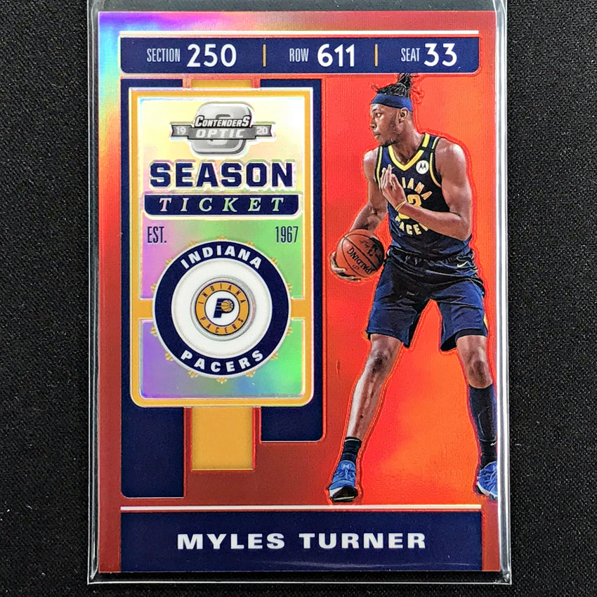 2019-20 Contenders Optic MYLES TURNER Season Ticket Red #31 (B)-Cherry Collectables