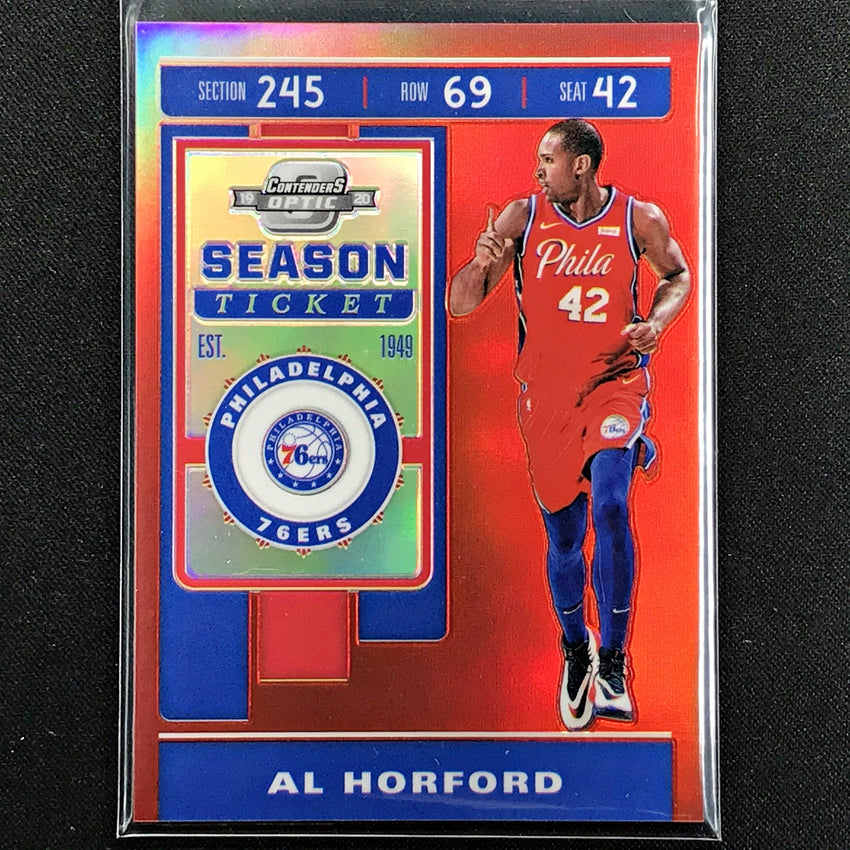 2019-20 Contenders Optic AL HORFORD Season Ticket Red #18 (D)-Cherry Collectables