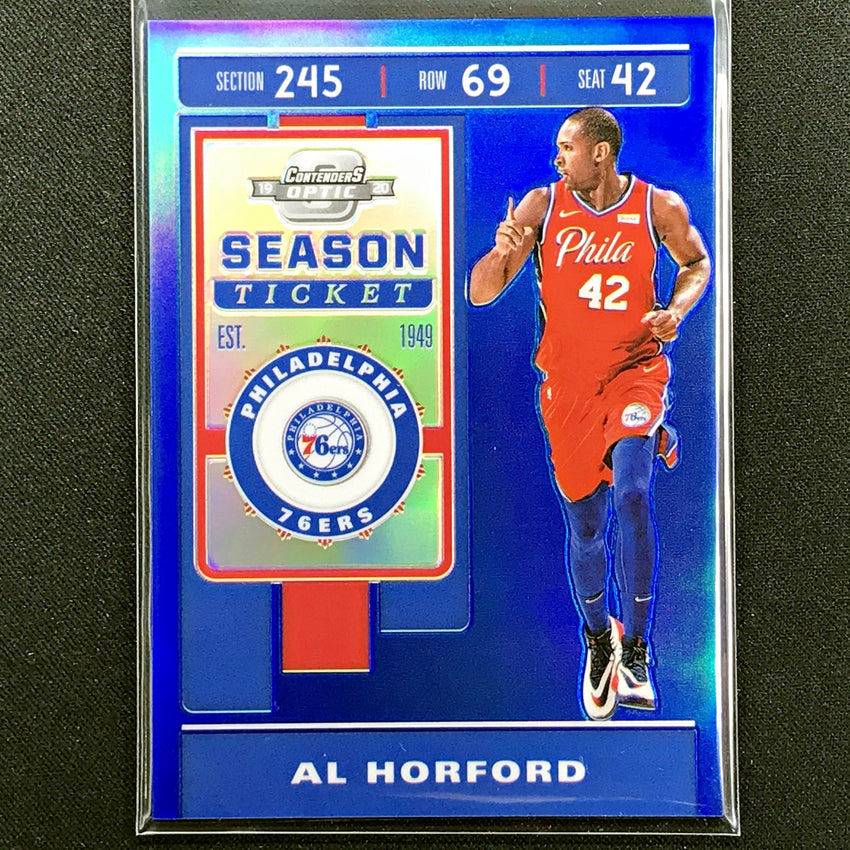 2019-20 Contenders Optic AL HORFORD Season Ticket Blue 13/99-Cherry Collectables