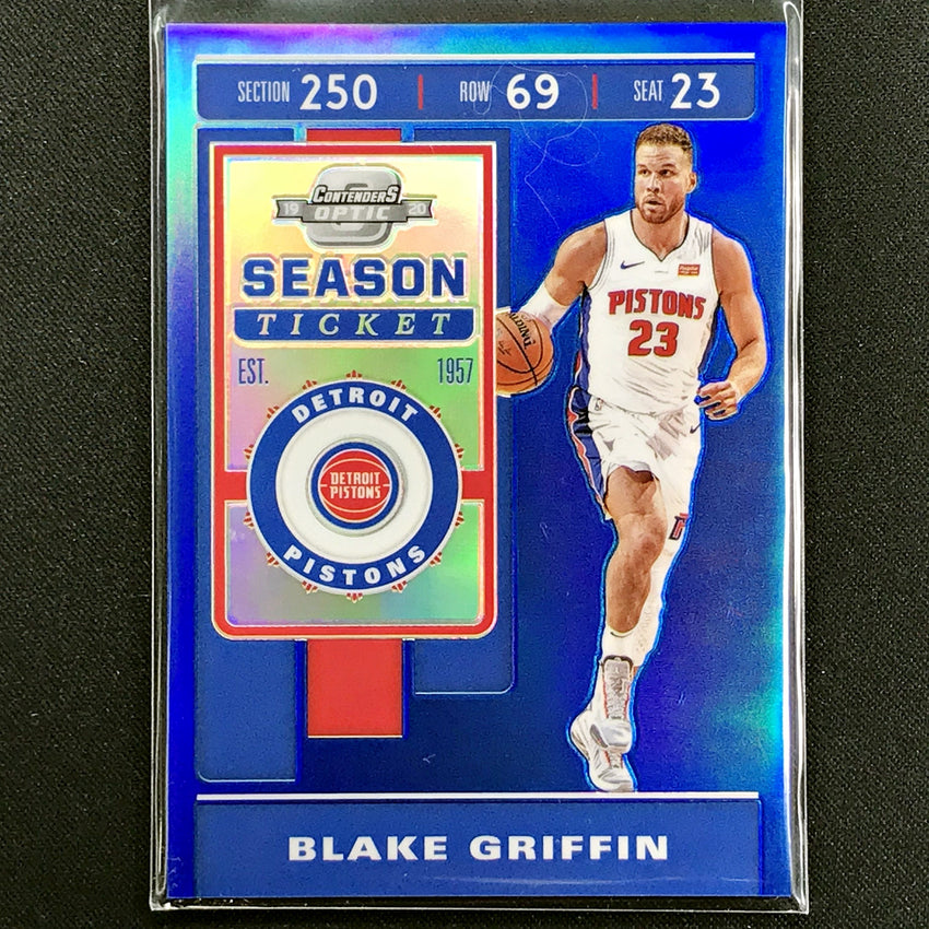 2019-20 Contenders Optic BLAKE GRIFFIN Season Ticket Blue 25/99-Cherry Collectables