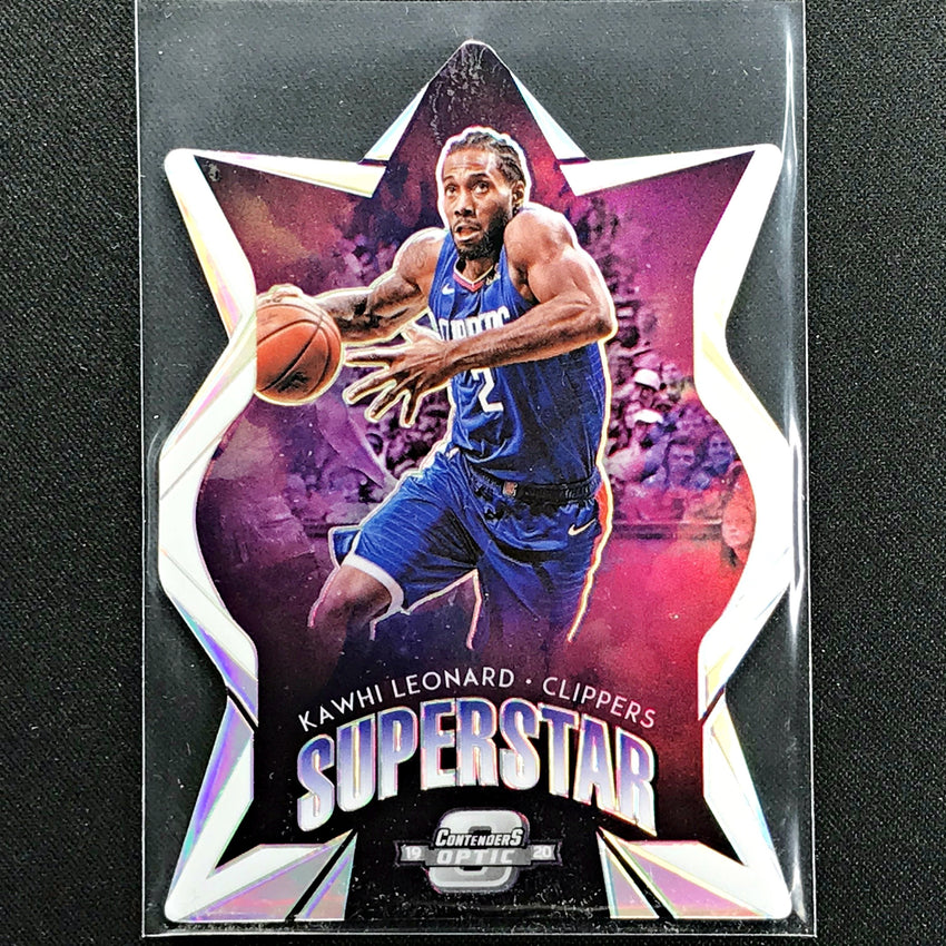 2019-20 Contenders Optic KAWHI LEONARD Superstar Die Cut Silver #7-Cherry Collectables