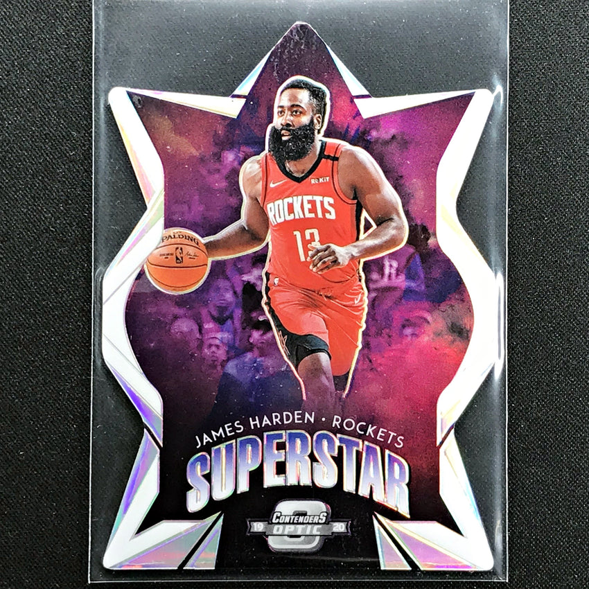 2019-20 Contenders Optic JAMES HARDEN Superstar Die Cut Silver #3-Cherry Collectables