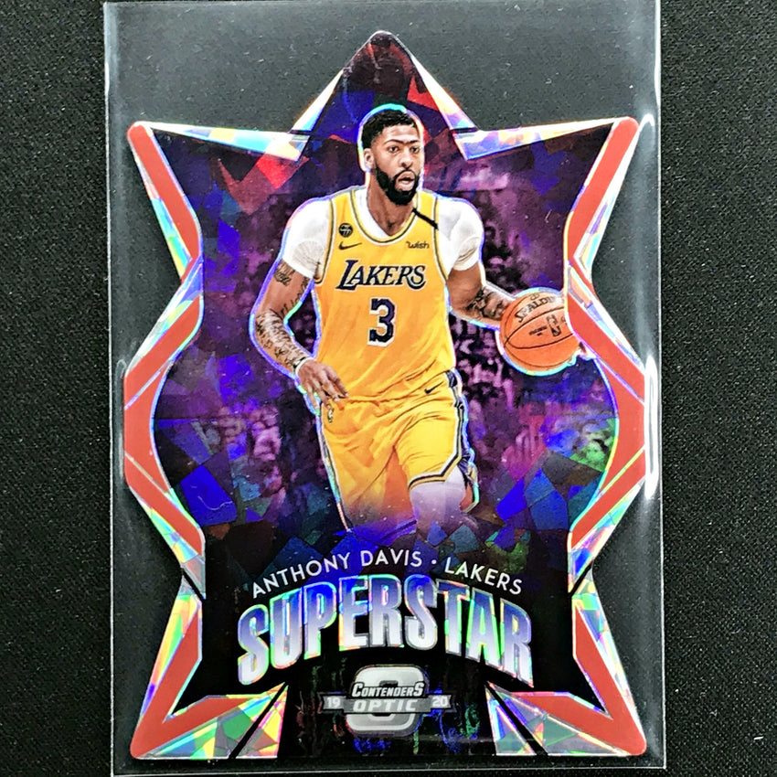 2019-20 Contenders Optic ANTHONY DAVIS Superstar Die Cut Red Ice #2 (C)-Cherry Collectables