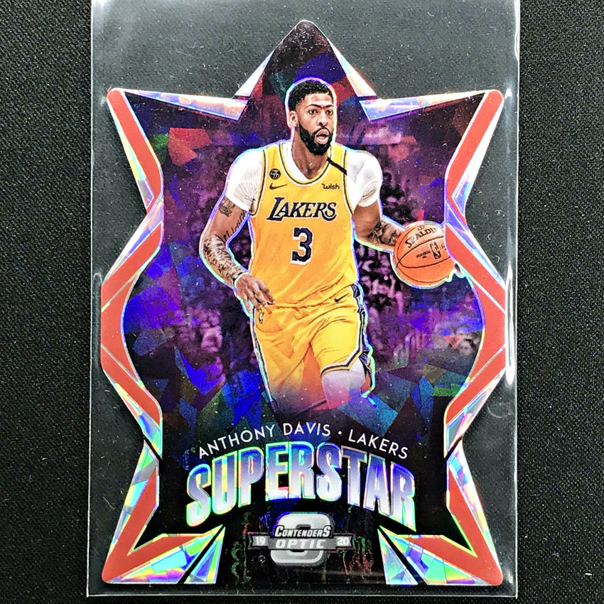 2019-20 Contenders Optic ANTHONY DAVIS Superstar Die Cut Red Ice #2 (D)-Cherry Collectables