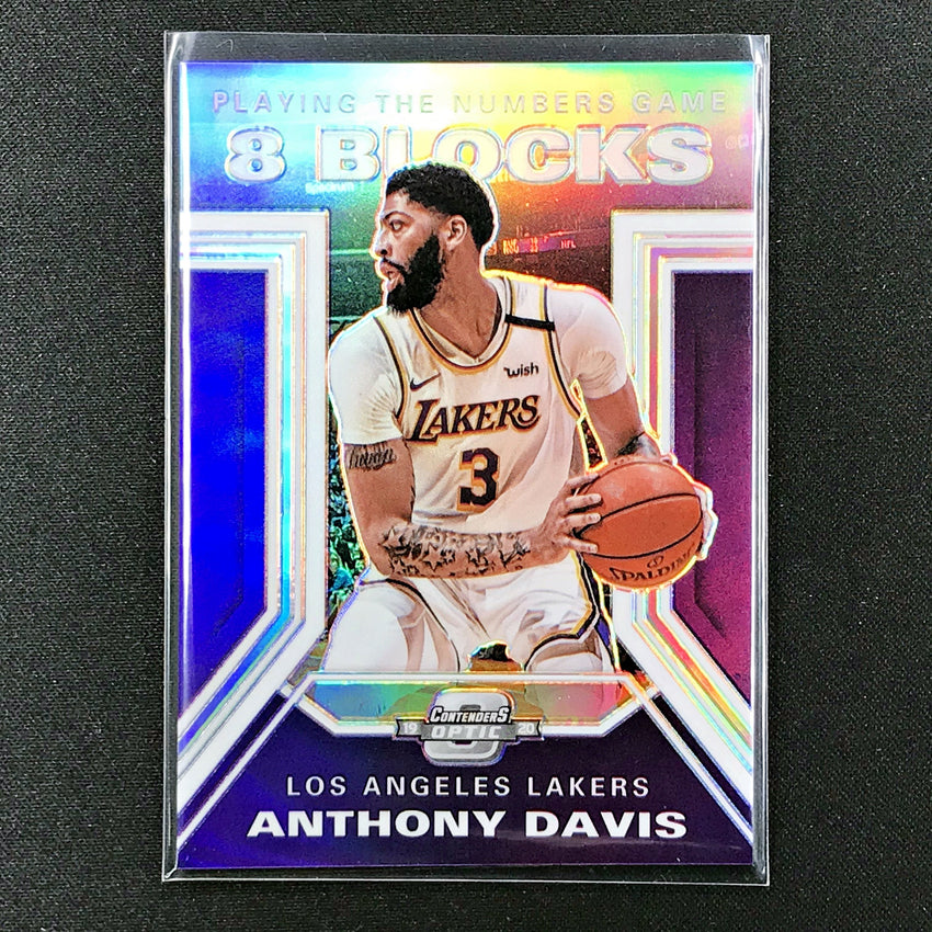 2019-20 Contenders Optic ANTHONY DAVIS Playing The Numbers Silver #30-Cherry Collectables