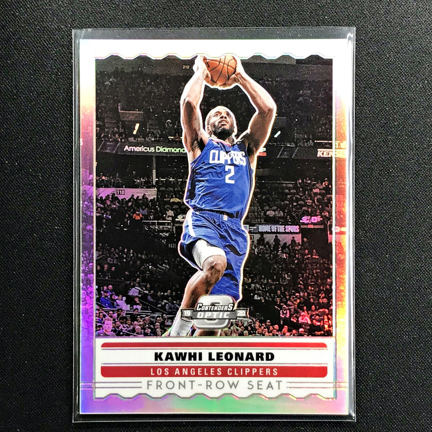 2019-20 Contenders Optic KAWHI LEONARD Front Row Seat Silver #11-Cherry Collectables