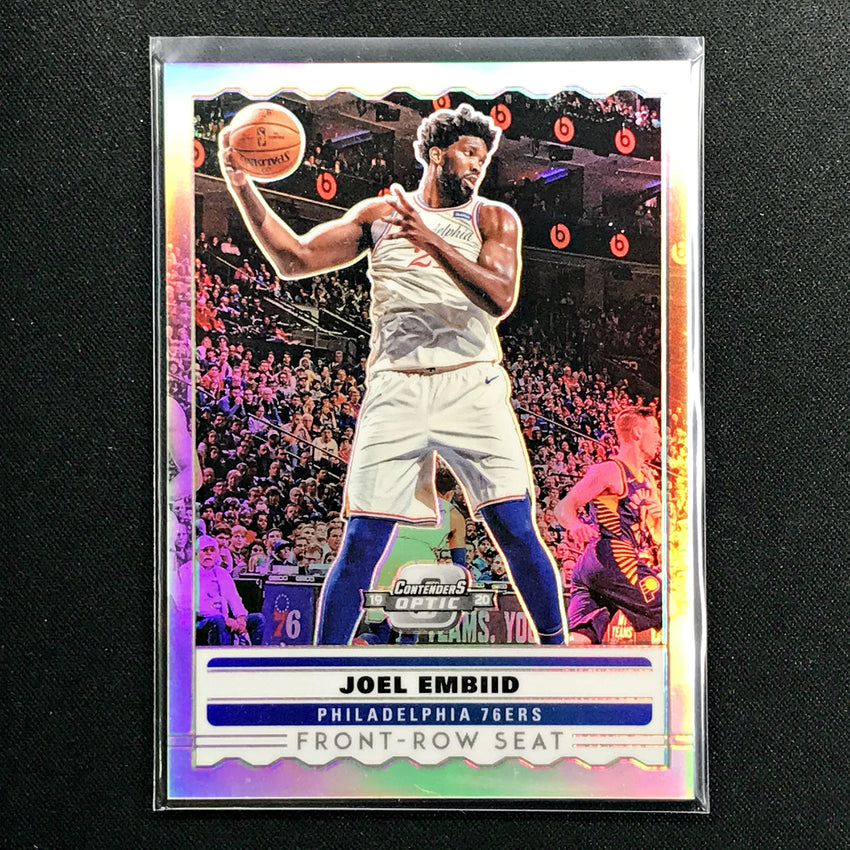 2019-20 Contenders Optic JOEL EMBIID Front Row Seat Silver #13-Cherry Collectables