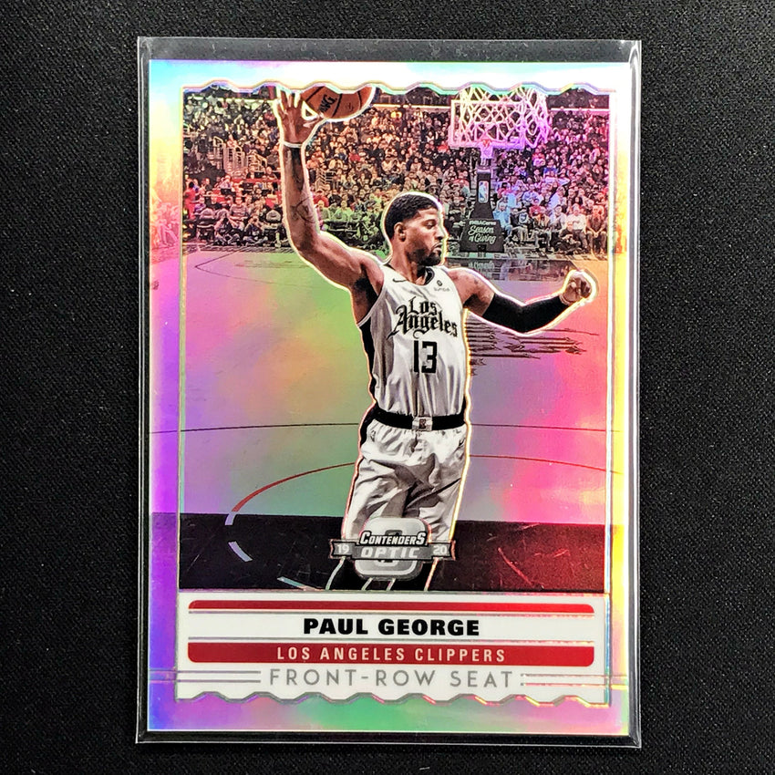 2019-20 Contenders Optic PAUL GEORGE Front Row Seat Silver #7-Cherry Collectables