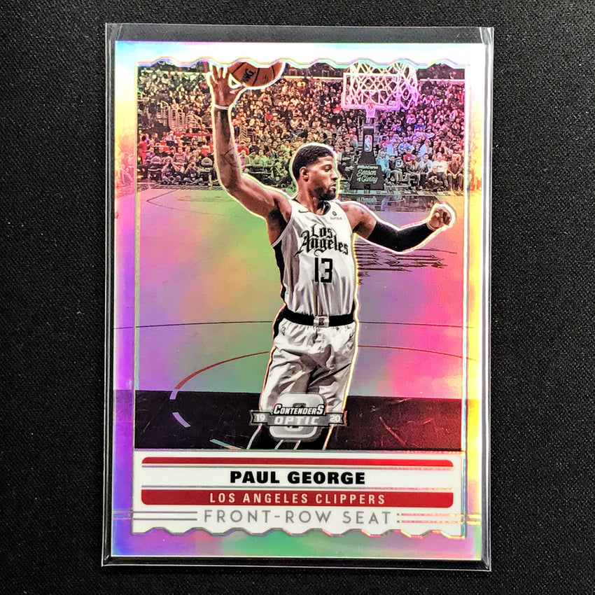 2019-20 Contenders Optic PAUL GEORGE Front Row Seat Silver #7 (D)-Cherry Collectables