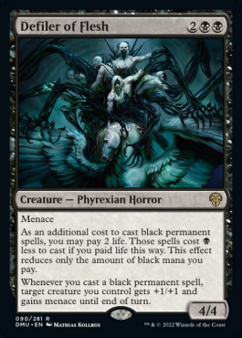 Defiler of Flesh - 90 /281 - Rare - FOIL 