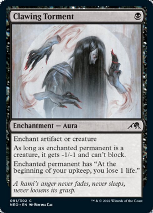 Clawing Torment 91/302 -  Kamigawa Neon Dynasty CONNN
