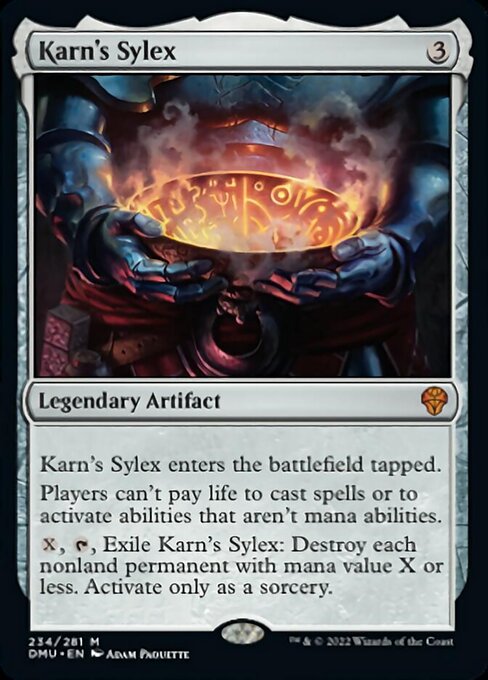 Karn's Sylex - 234 /281 - Mythic - FOIL 