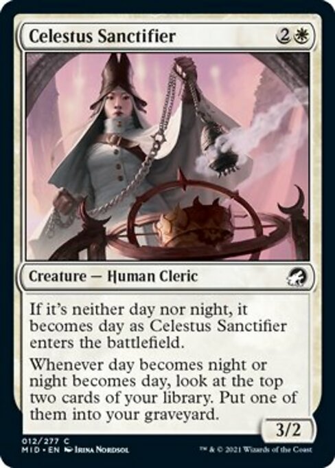 12Celestus Sanctifier 12/277 Common - Midnight Hunt