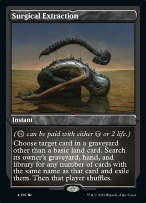 ETCHED FOIL Surgical Extraction 444# - Rare Double Masters 2022