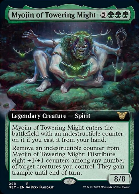 Myojin of Towering Might 68 - Kamigawa Neon Dynasty Commander