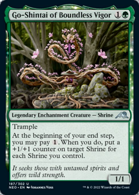 Go-Shintai of Boundless Vigor 187/302 -  Kamigawa Neon Dynasty UNCLE