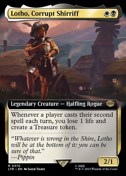 EXTENDED Lotho, Corrupt Shirriff #370  - Rare Lord of the Rings: Tales of Middle-Earth