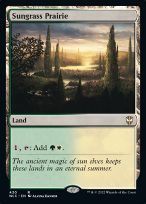 Sungrass Prairie #430 -  New Capenna Commander