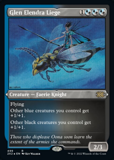 ETCHED FOIL Glen Elendra Liege 499# - Rare Double Masters 2022