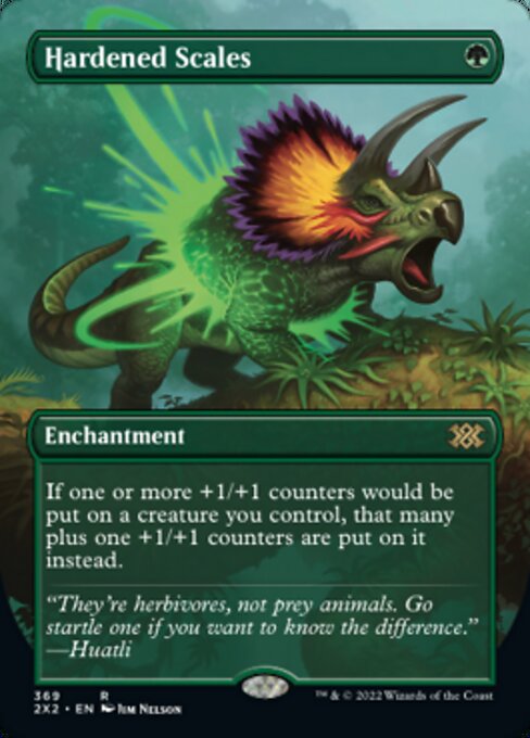 BORDERLESS Hardened Scales 369# - Rare Double Masters 2022