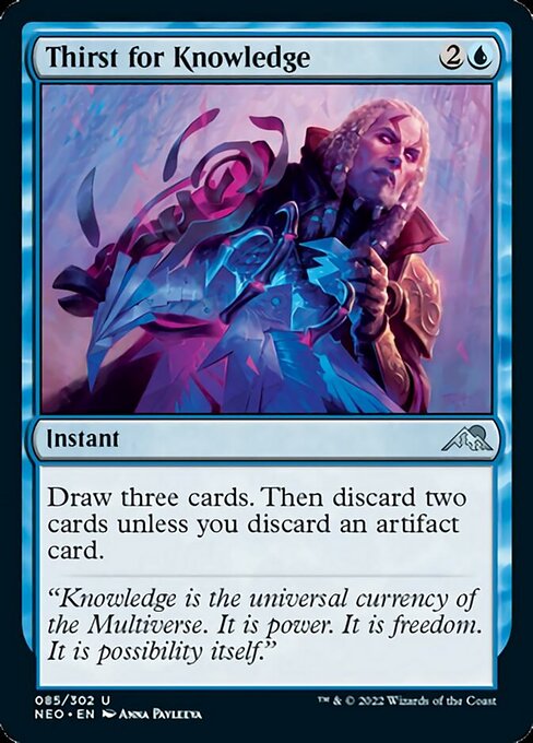 Thirst for Knowledge 85/302 -  Kamigawa Neon Dynasty UNCLE