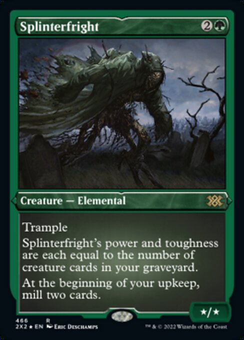 ETCHED FOIL Splinterfright 466# - Rare Double Masters 2022