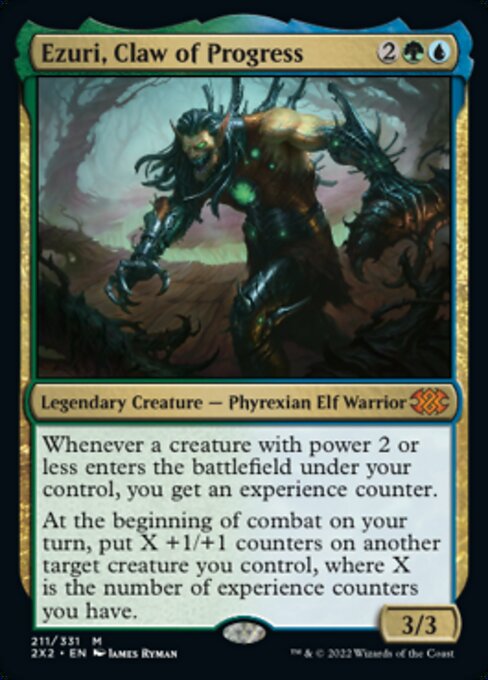 Ezuri, Claw of Progress 211 /331 - Mythic Double Masters 2022