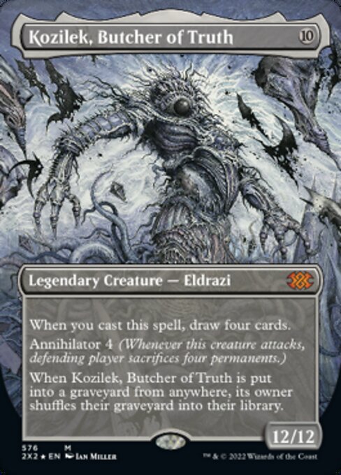 TEXTURED Kozilek, Butcher of Truth 576# - Mythic Double Masters 2022