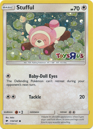 Stufful - 110/147 - Toys R Us Cosmos Holo Promo