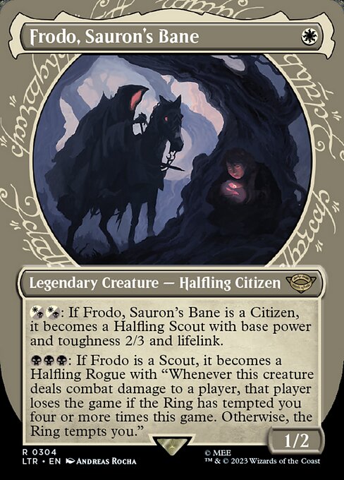 SHOWCASE Frodo, Sauron's Bane #304  - Rare Lord of the Rings: Tales of Middle-Earth