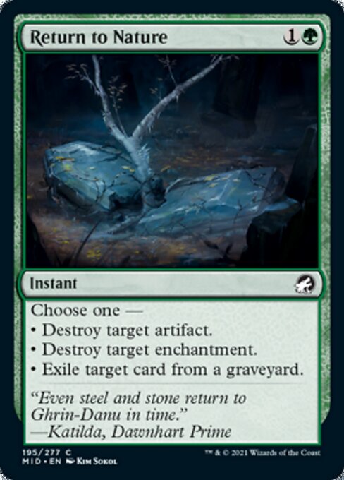 195Return to Nature 195/277 Common - Midnight Hunt