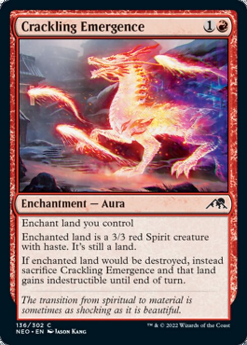 Crackling Emergence 136/302 -  Kamigawa Neon Dynasty CONNN