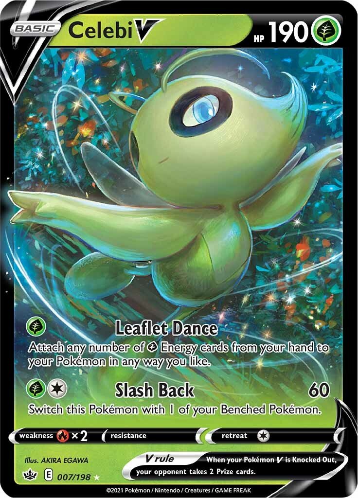 Celebi V - 7/198 - Ultra Rare Chilling Reign