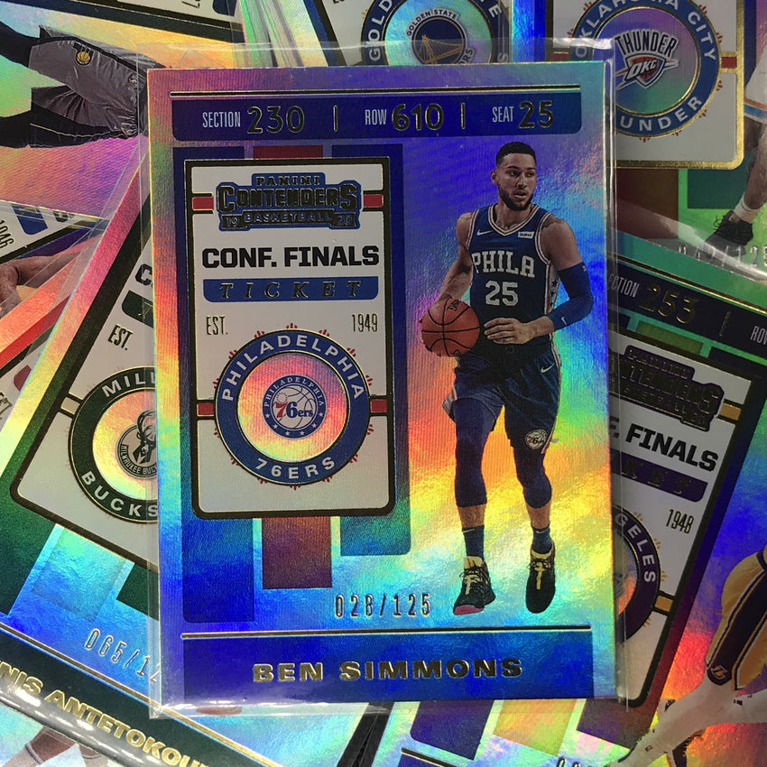 2019-20 Contenders LONNIE WALKER Conf Finals Ticket 56/125-Cherry Collectables