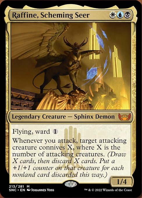 Raffine, Scheming Seer 213/281 - Mythic Streets of New Capenna