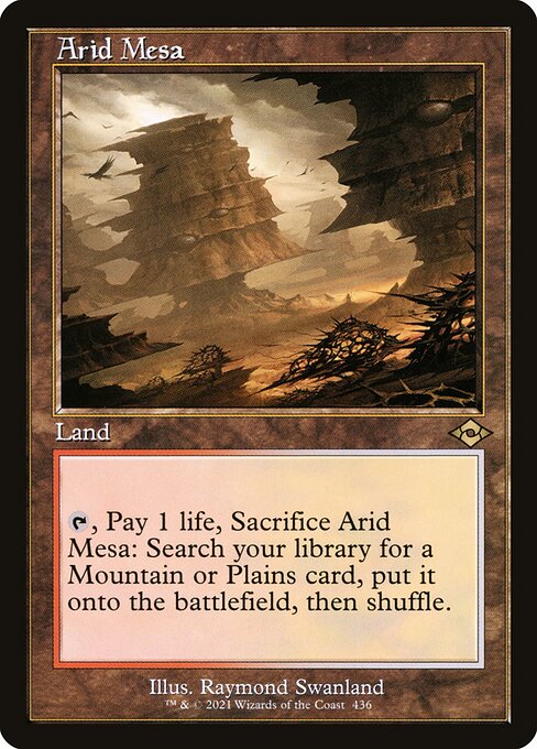 FOIL RETRO Arid Mesa #436 - MH2 Modern Horizons 2