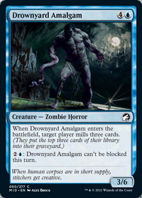 50Drownyard Amalgam 50/277 Common - Midnight Hunt