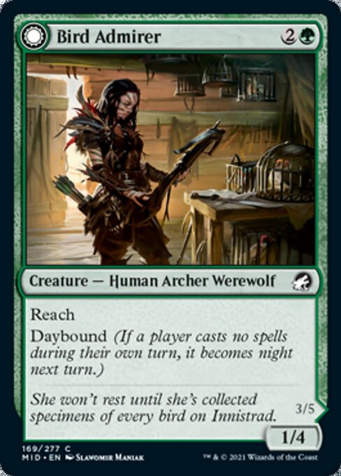 169Bird Admirer // Wing Shredder 169/277 Common - Midnight Hunt