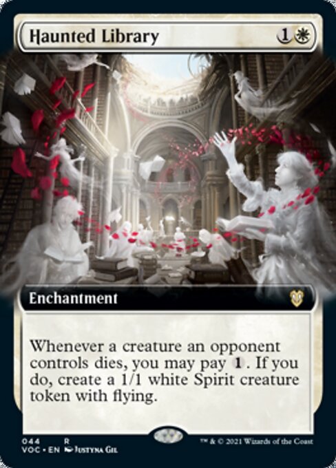Extended Haunted Library - No 44 Commander Crimson Vow